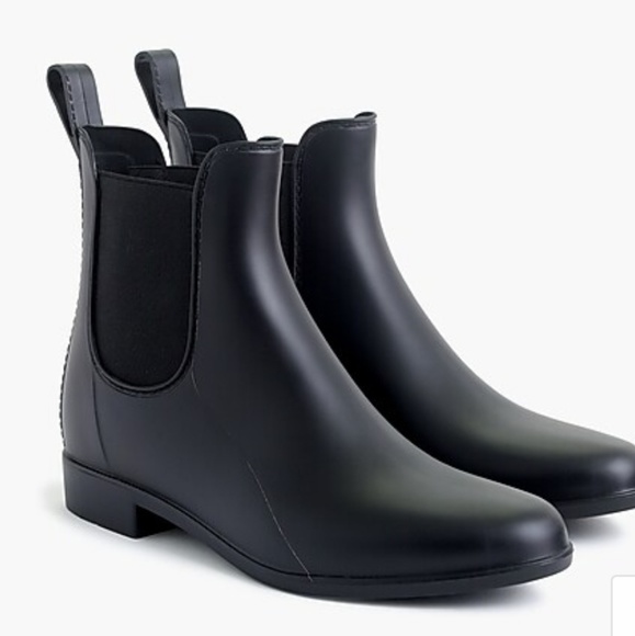 J. Crew Shoes - J. Crew Black Chelsea Rainboots